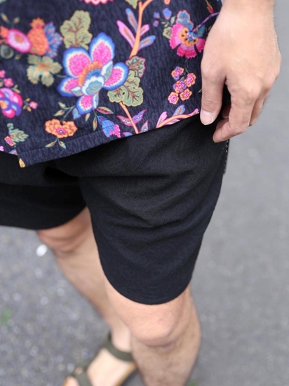Limited Item !!】CALEE 「Spiral pattern jacquard easy shorts 