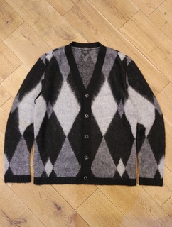 RATS 「ARGYLE MOHAIR KNIT CARDIGAN」 モヘアカーディガン MASH UP