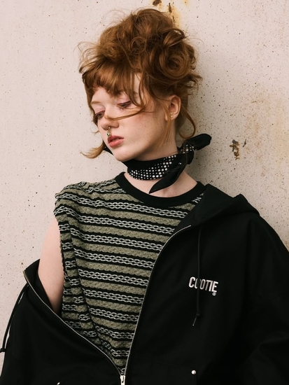 COOTIE 「Jacquard Border S/S Tee」 ジャガード ボーダーティー