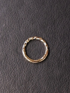 RADIALL 「TWIST NARROW - PINKY RING (18K PLATE ) 」 ツイストリング