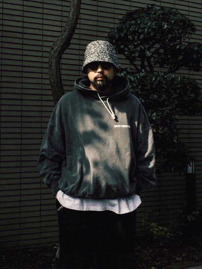 COOTIE 「Pigment Dyed Open End Yarn Sweat Hoodie」 ピグメントダイ