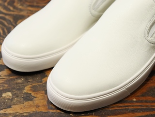 COOTIE × Tomo&Co. 「Leather Slipon Shoes (Shrink) 」 レザー 
