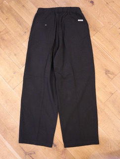 COOTIE 「Hard Twisted Yarn Twill 3 Tuck Wide Trousers」 3タック 