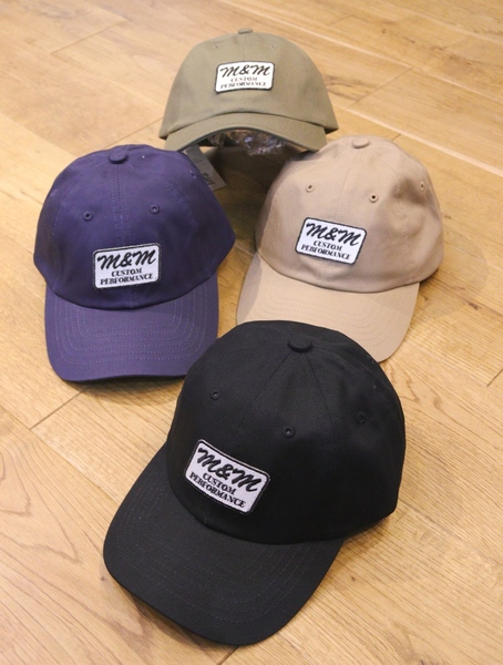 M&M CUSTOM PERFORMANCE 「COTTON TWILL LOW CAP」 アジャスターキャップ