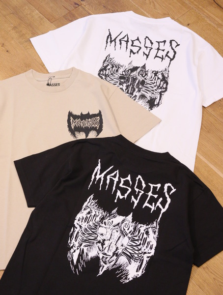 MASSES 「T-SHIRT YIQIBAT」 プリントティーシャツ