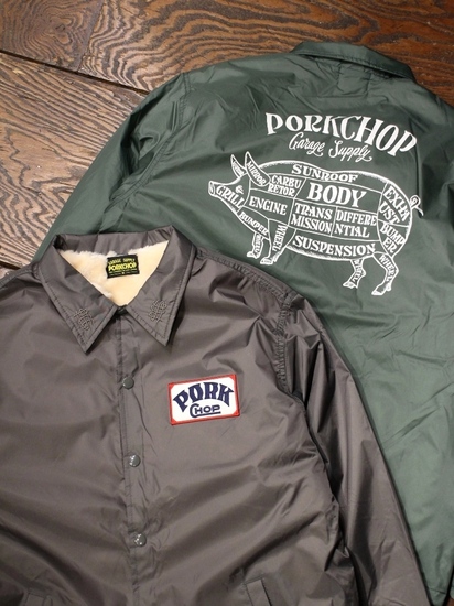 ストレッチドビー PORKCHOP GARAGE SUPPLY BOA COACH JACKET