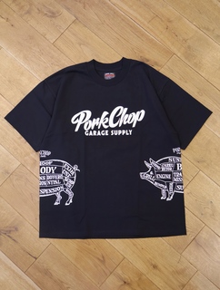 完売品★Porkchop Garage Supply Tシャツ バックプリント PORKCHOP GARAGE SUPPLY 「PORK BACK TEE」 プリントティーシャツ
