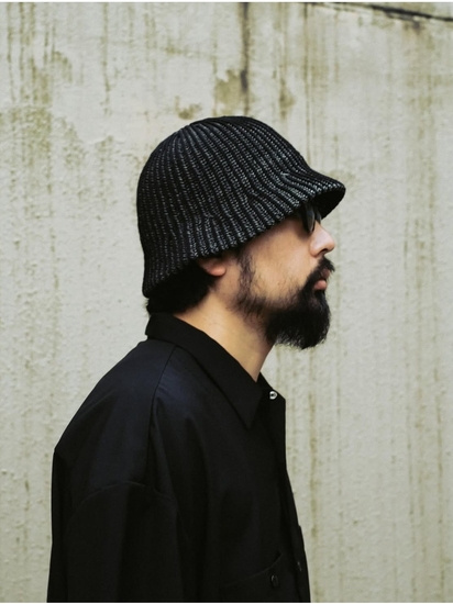 COOTIE / Knit Ball Hat -Black-