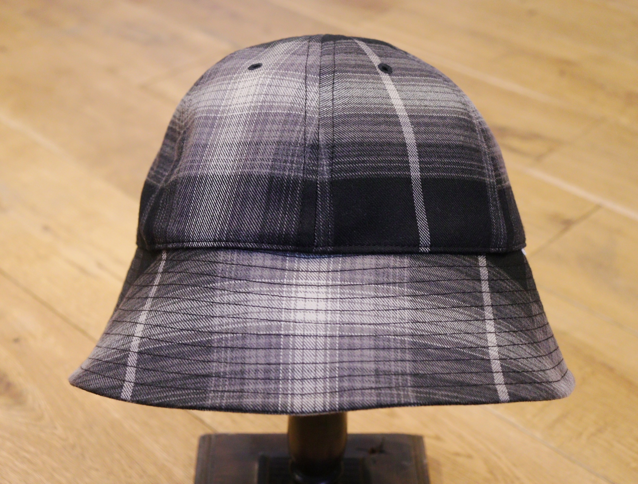 COOTIE 「R/C Ombre Check Ball Hat」 オンブレチェック ボウルハット