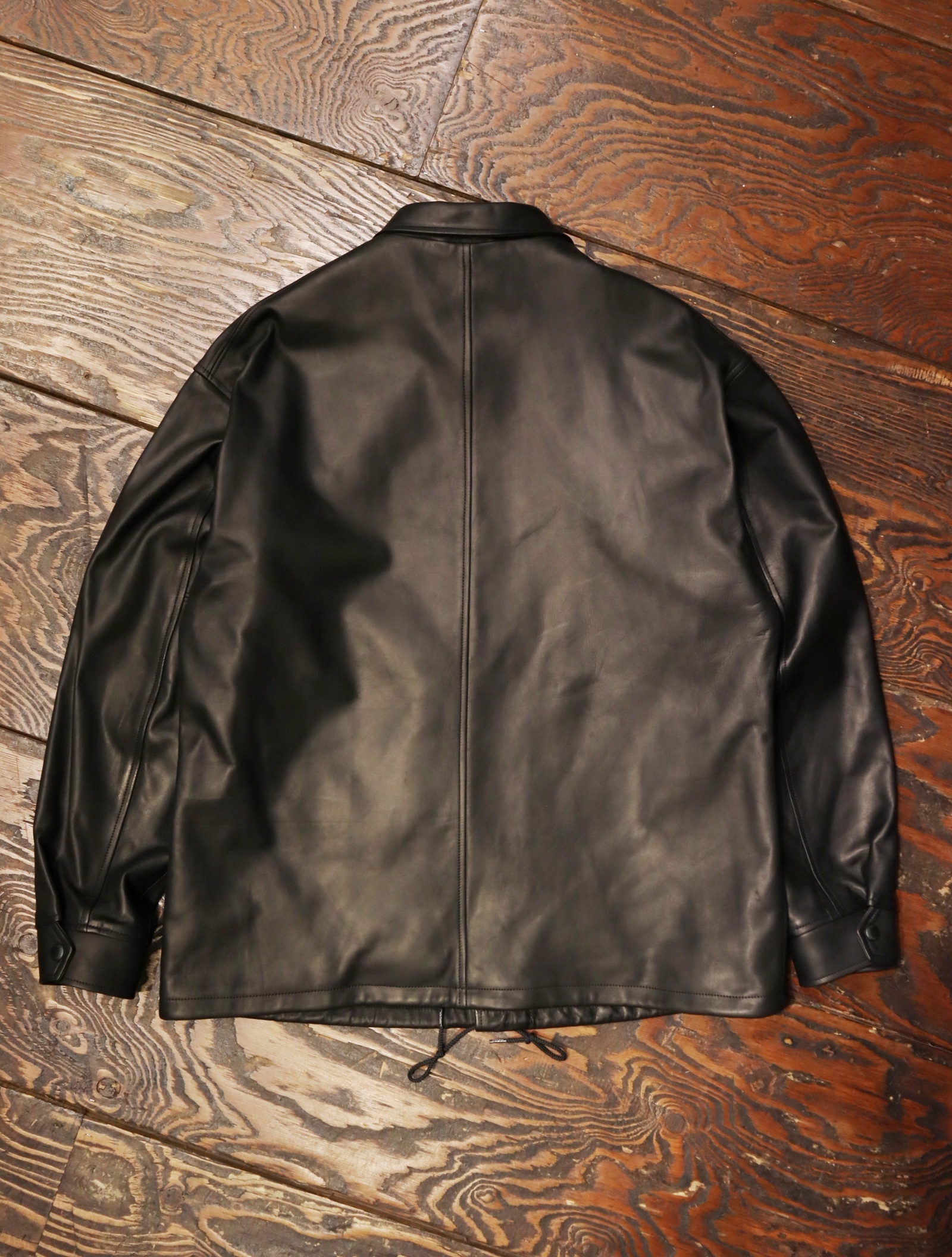 21aw COOTIE Leather Coach Jacket 全国宅配無料