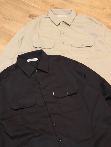 COOTIE 「C/R Twill Raza CPO Shirt 」 オープンカラー CPOシャツ