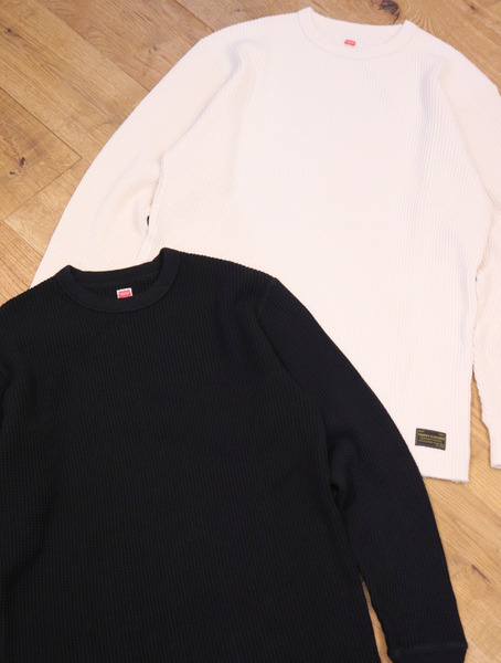 TROPHY CLOTHING 「Heavy Waffle Mil L/S Tee」 ワッフルロング