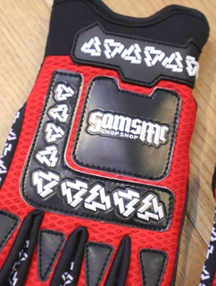 Sams MC Old School MX gloves 赤 新品未使用 SAMS MOTORCYCLE サムズ モーターサイクル SAMS MX GROVES 2020