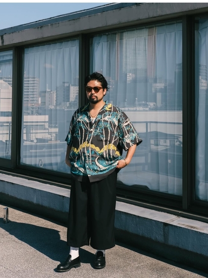 COOTIE 「Rayon Open Collar S/S Shirts」 レーヨン オープン