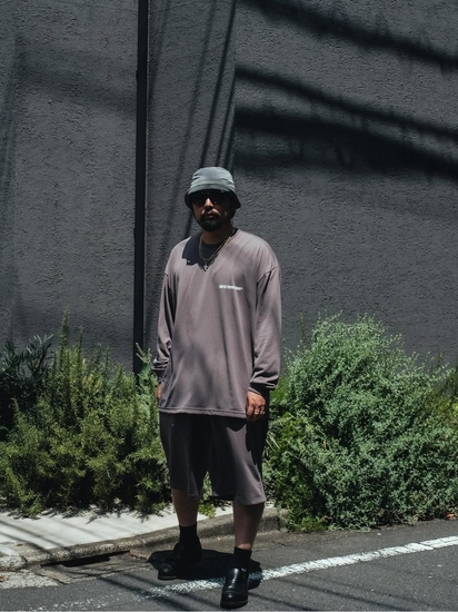 COOTIE 「Dry Tech Jersey Oversized L/S Tee」 オーバーサイズ