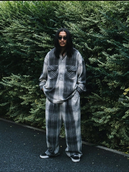 COOTIE Ombre Check 2 Tuck Easy Pants 優れた価格 メンズ | learnium.in