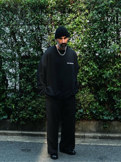 【希少】Dry Tech Sweat Crew (Black) XL Dry Tech Oversized Sweat Crew / BLack