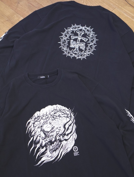ANTIDOTE BUYERS CLUB 「Fade Wash L/S Tee (Skull Jesus