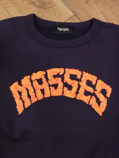 MASSES 「SWEAT CREW CRACK」 クルーネックスウェット