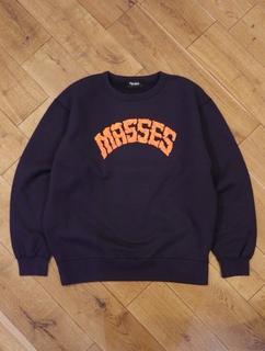 MASSES 「SWEAT CREW CRACK」 クルーネックスウェット