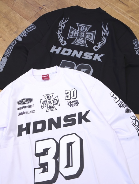 MLB ルーズフィット スリーブ ロングビーニー NY (L.Sand) loose silhouette long sleeve / ivory（ルーズ シルエット