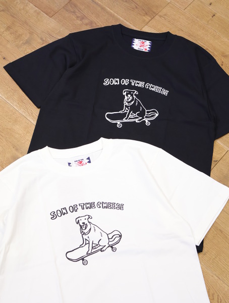 SON OF THE CHEESE 「DOG SKATE TEE」 プリント ティーシャツ