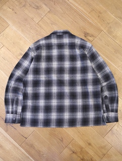 Hide and Seek 「Ombre Check L/S Shirt（25AW）」 オープンカラー