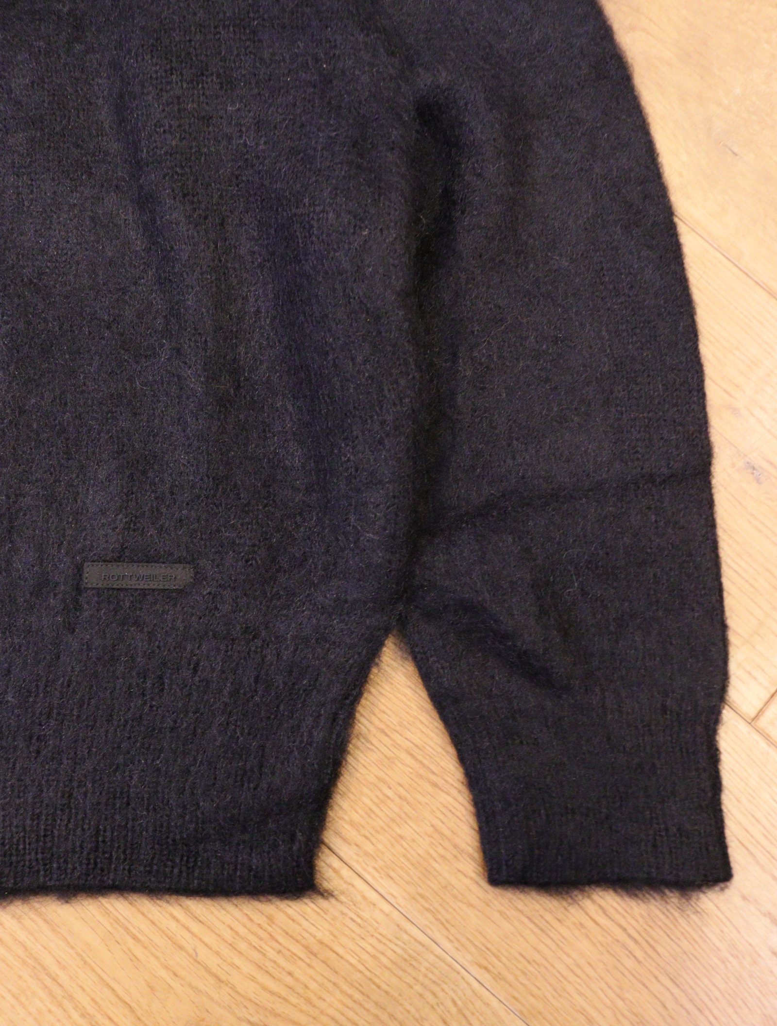 ROTTWEILER 「R9 MOHAIR KNIT」 モヘア クルーネックセーター MASH UP