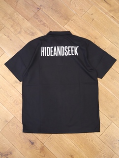hide and seek ポロシャツ HIDE AND SEEK ハイドアンドシーク ポロシャツ ブラック L