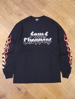 SAMS MOTORCYCLE 「FLAMES LONG SLEEVE TEE」 プリントロング