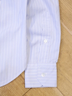 Y's ホワイトストライプ ボタンアップシャツ Y's ホワイトストライプ ボタンアップシャツ Y's ホワイト